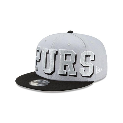 San Antonio Spurs Gorra | New Era NBA Block Font 9fifty Snapback Cap Mexico - Negros